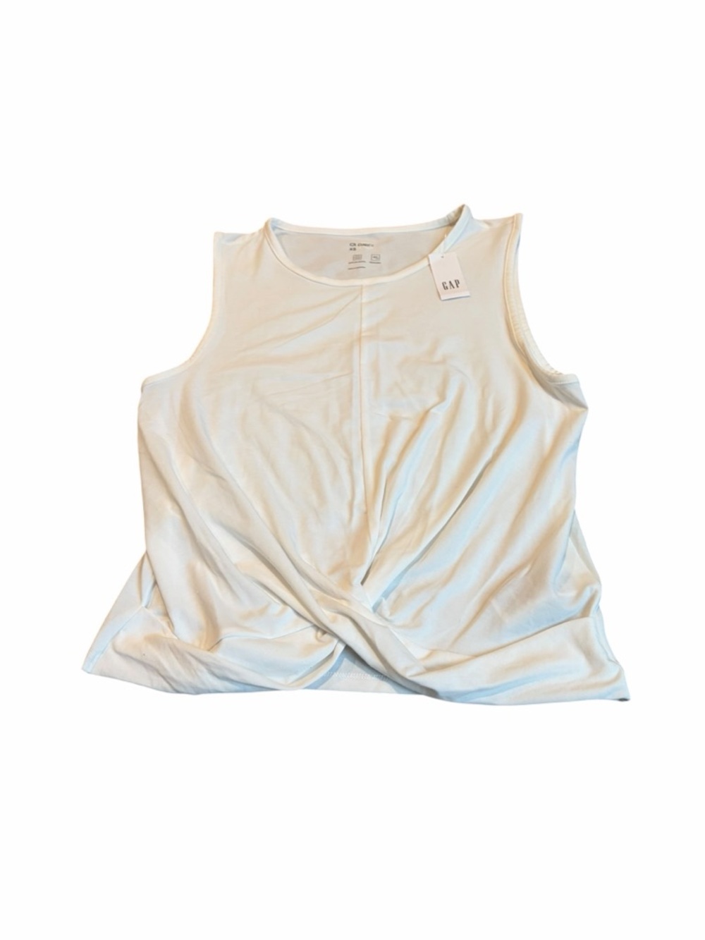 GAP FIT white workout tank nwt